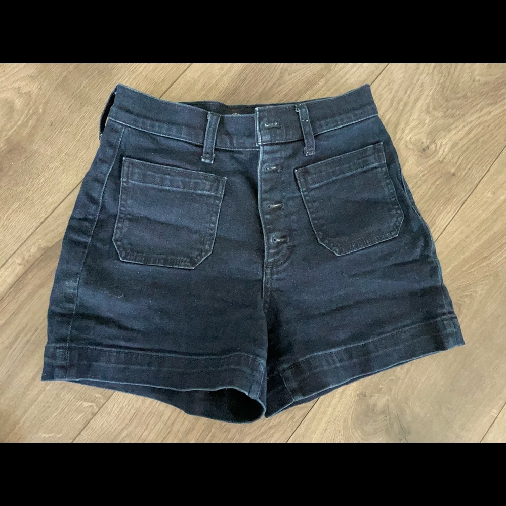 J. Crew High Rise Denim Shorts